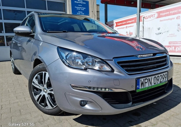 Peugeot 308 cena 32900 przebieg: 209000, rok produkcji 2015 z Płońsk małe 254